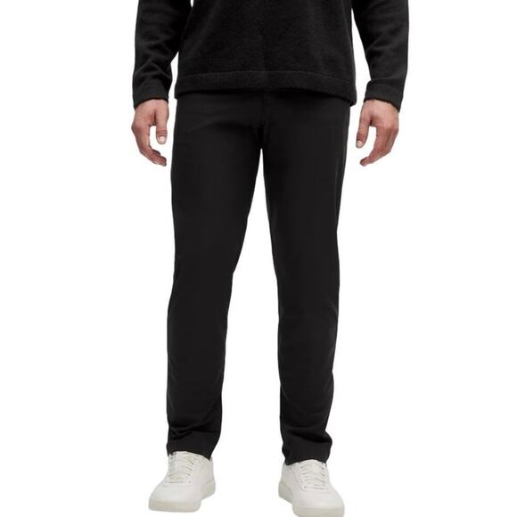 Lululemon Men’s ABC Classic Fit Performance Pants Black Size 36 - Picture 1 of 8